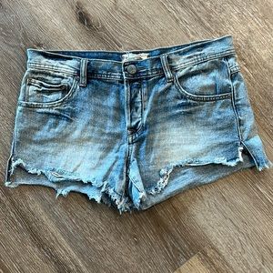 Free People denim shorts size 28